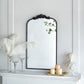 Arch Mirror, Baroque Inspired Wall Decor For Bathroom, Bedroom, Living Room
