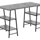 Computer Desk For Home Office, Laptop, Storage Shelves, Contemporary & Modern