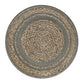 Serena - Handcrafted Round Braided Pouf