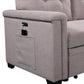 Nathan - Reversible Sleeper Sectional Sofa With Storage Chaise, USB Charging Ports And Pocket