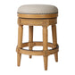 Rustic Elegance Backless Swivel Stool