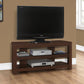 TV Stand, Console, Media Entertainment Center, Storage Shelves, Contemporary & Modern - Cherry