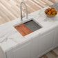 Single Bowl, Undermount Workstation, Kitchen Sink With Accessories