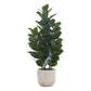 31" Tall, Artificial Plant, Garcinia Tree, Indoor, Faux, Fake, Floor, Greenery, Potted, Real Touch, Decorative - Green / White