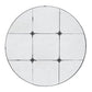 Traditional Decor Style Round Antique Glass Wall Mirror, Wall Decor For For Bathroom Entryway Console Lean Against Wall - Black