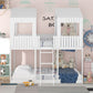 Bunk Bed With Roof, Window, Guardrail, Ladder
