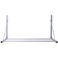 Wall-Mounted Folding Tire Storage, 30.5 To 50.5" Wide, Supports 300 Pounds - Silver
