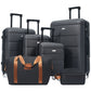 Hardshell Luggage Set 6 Piece With Duffel & Toiletry Bag