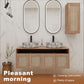 Bathroom Vanity & Art Sink And Side Cabinet, Float Mounting Design
