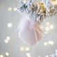 Christmas Ball Ornaments, Glass Decorative Hanging Ball Christmas Tree Ornaments For Holiday Party Decorations (Set of 6) - Pink