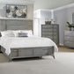 Storage Bed With Bookmatched Veneer