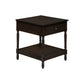 Accent - Table, 2 Tier, Square, Traditional - Walnut