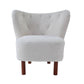 Zusud - Teddy Sherpa Accent Chair - White