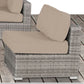 Outdoor Wicker Seating Group With Cushions