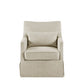 Traditional Design London Skirted Swivel Chair