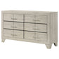 Strout - 6 Drawer Dresser - Cream
