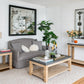 Rustic And Modern Console Table