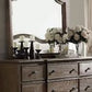 Baudouin - Weathered Mirror - Oak