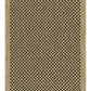 Earth - 5'3" X 7'3" Indoor, Outdoor Area Rug, Polypropylene - Jute / Black