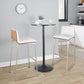 Mason Mara - Contemporary Fixed Height Barstool (Set of 2)