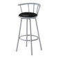 Swivel Stool Bar Height, Stylish Design Contemporary & Modern (Set of 2)