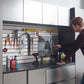 Nova Series - Garage Cabinet Set B With Soft Closing Mechanism - Metallic Gray