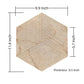 Hexagon Natural Marble Polished Tile For Wall And Floor (Set of 12)