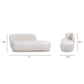 Aire - RAF Modern Rounded Chaise Lounge