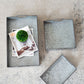 Decorative Galvanized Nesting Trays (Set of 3) - Gray