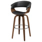 Swivel Bar Stool Elegant Design With Upholstery