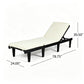 Ariana - Chaise Lounge With Cushion For Outdoor - Black