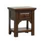 1 Drawer Nightstand - Brown