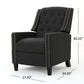 Classic Fabric Push Back Chair