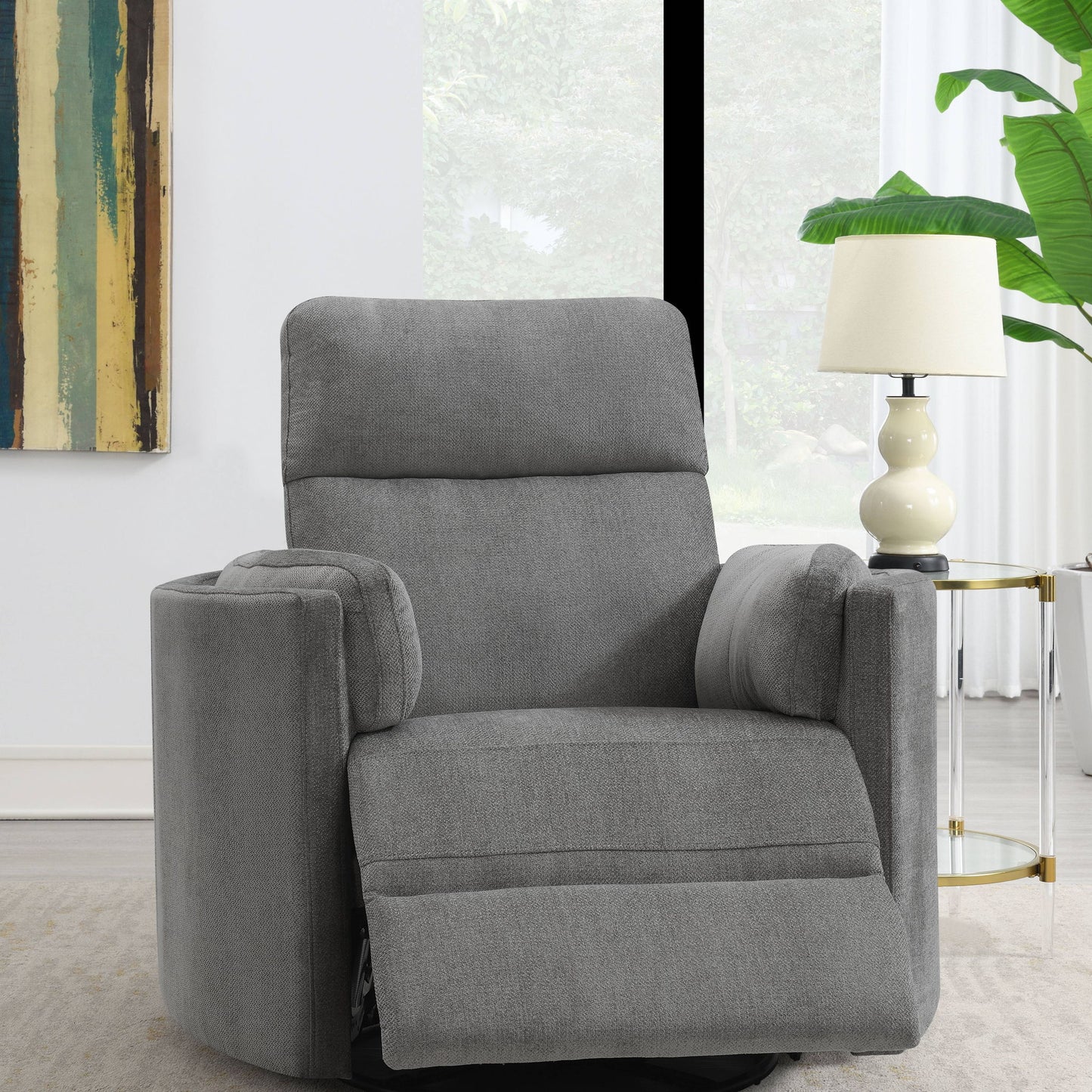 Sagen - Glider Recliner With Swivel