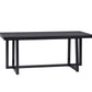 Kini - 7 Pieces Dining Room Set - Black