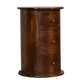 3 Drawer Drum - Chestnut