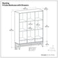 Banting - 9 Cube Bookcase With Drawers - Walnut Brown