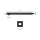 Wall Mounted Shower Arm With Flange