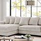 Luxe - Oversized 2 Piece Sectional Couches For Living Room, L Shaped Sofa With Chaise