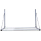 Wall-Mounted Folding Tire Storage, 30.5 To 50.5" Wide, Supports 300 Pounds - Silver