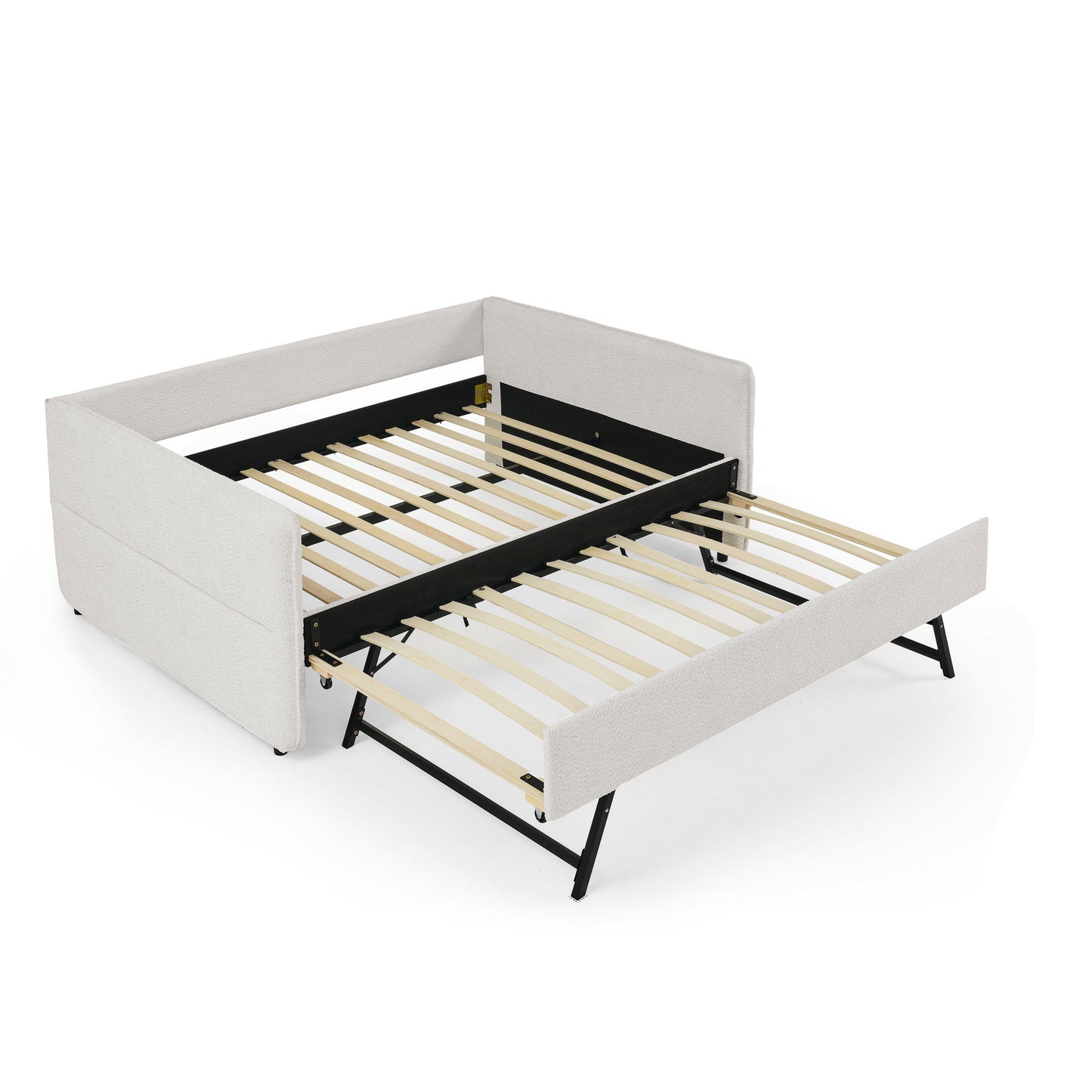 Upholstered Daybed With Pop Up Trundle