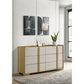 Lincoln - 6 Drawer Dresser - Natural / White