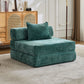 Convertible Floor Sofa Bed With Fixed Shape Frame For Living Room