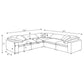 Segoura - 5 Piece Modular Sectional Sofa
