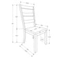 Dining Chair, Side, Upholstered For Dining Room, Transitional (Set of 2) - Beige
