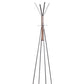 Reclaimed Wood And Metal Freestanding Coat Rack With Hooks Use In Bedroom, Living Room - Natural