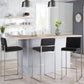 Fuji - Contemporary And Modern Elegance High Back Barstool