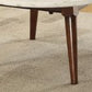 Gasha - Coffee Table - White Marble / Walnut