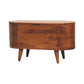 Rounded Lid Up Blanket Box