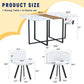 2 Tone Dining Table For Modern Minimalist And Industrial Styles